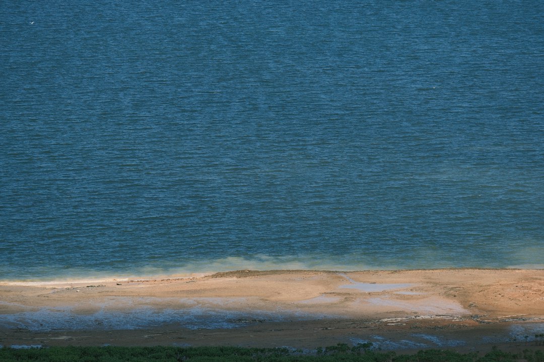 Photo saline water reinjected into lake