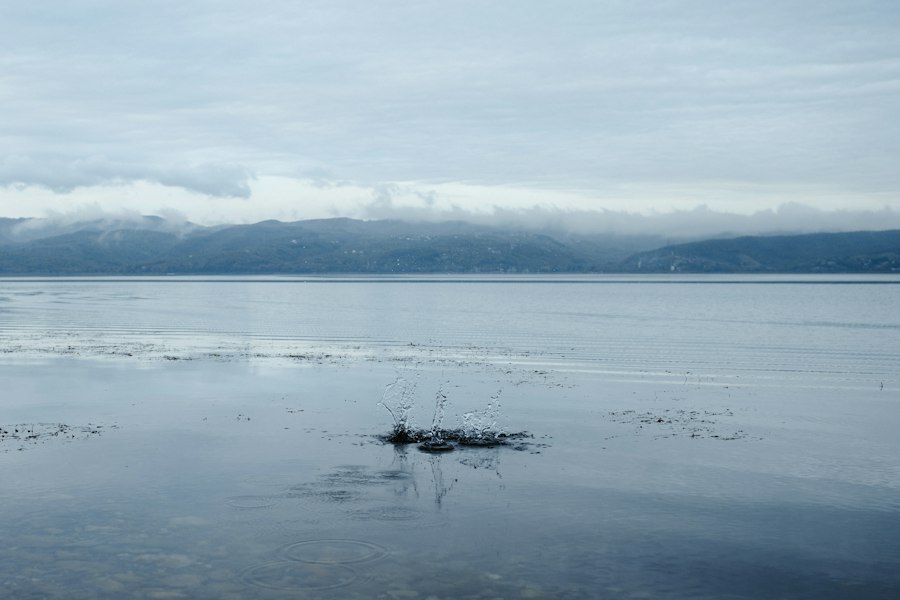 saline water reinjected into lake