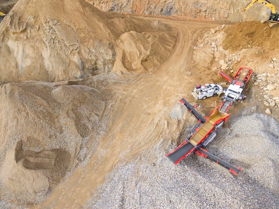 Photo heavy machinery dugout excavation impact