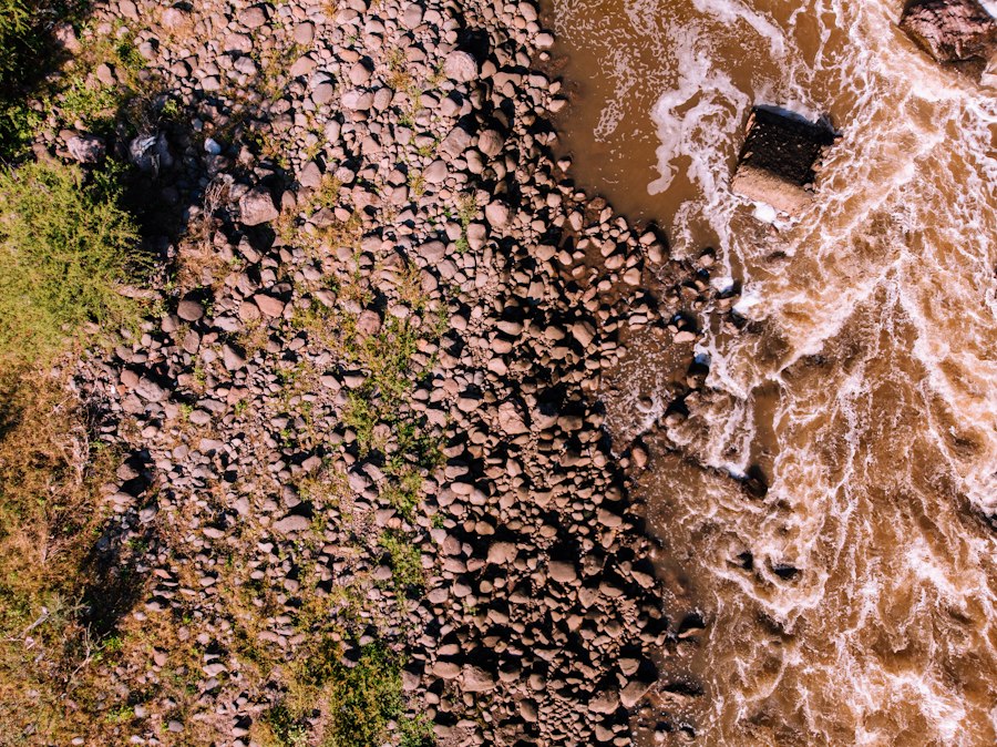 Photo river sediment load daily calculation
