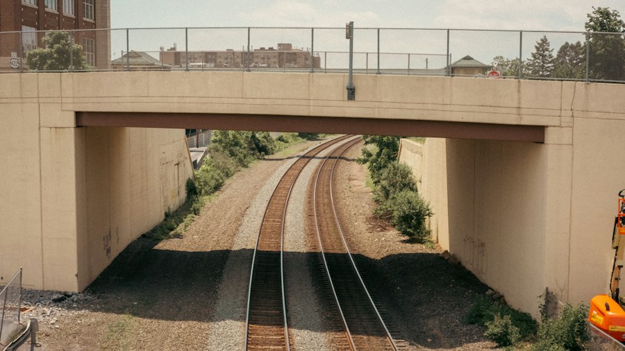 railway-to-highway conversion roadbed