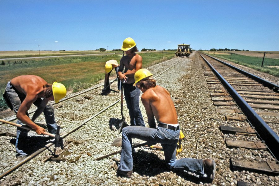 Photo Gilded Age railroad construction